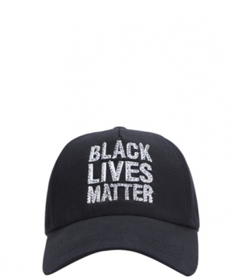 Black Lives Matter Rhinestone Cap CAP00496 BLACK